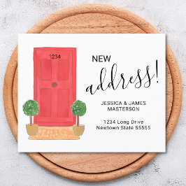 予算レッドドアの新しい住所の引越しのお知らせ