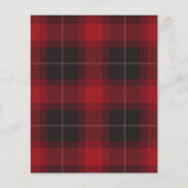 予算レッドプレイドインスタントフォトメリークリスマス チラシ (裏面)