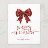 予算レッドボウ2026カレンダーメリークリスマス (正面)