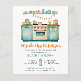 予算レトロストックザキッチンブライダルシャワー