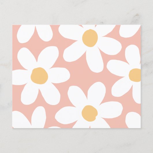 予算レトロデイジーGroovyフォトバースデーパーティー (裏面)