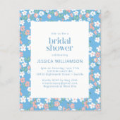 予算レトロボホブルーディティフローラブライダルシャワー (正面)