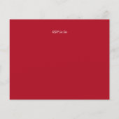 予算レトロヴィンテージおもしろいクリスマスイベント招待状 (裏面)