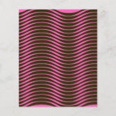 予算レトロGroovy 70sピンクグリーン日付を保存 (裏面)