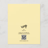 予算レモ結婚ンの全招待状 (裏面)