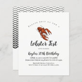 予算ロブスターフェスト招待状 (正面/裏面)