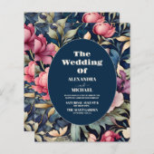 予算ロマンチックなソフトピンクの結婚花 (正面/裏面)