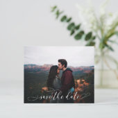 予算ロマンチック結婚なスクリプトの写真の日付を保存 (スタンド正面)