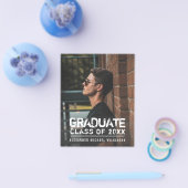 予算ヴィンテージグランジタイポグラフィ計画発表 チラシ (シングル)