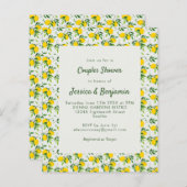 予算ヴィンテージサマーレモンフルーツカップルシャワー (正面/裏面)