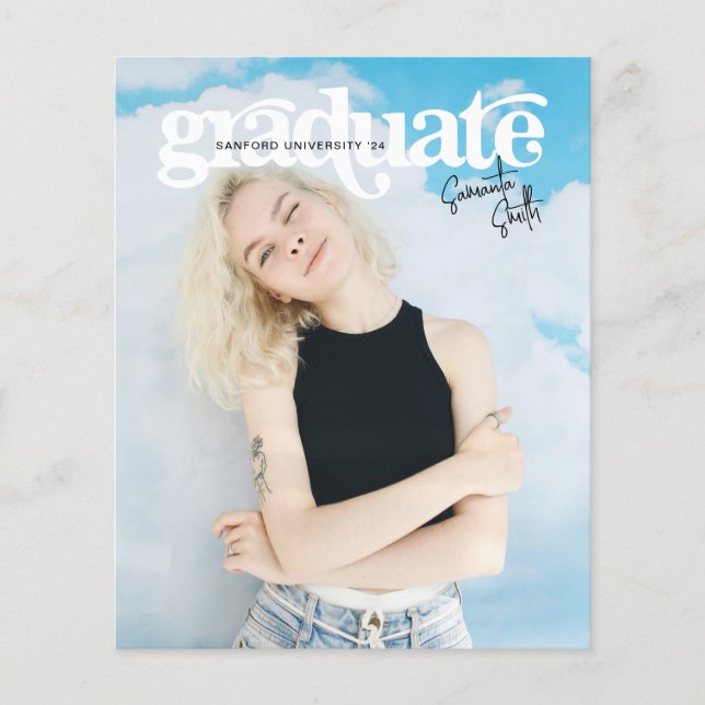 予算ヴィンテージタイポグラフィ写真部卒業 (正面)