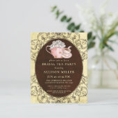 予算ヴィンテージティーパーティーブライダルシャワー (スタンド正面)