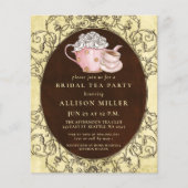 予算ヴィンテージティーパーティーブライダルシャワー (正面)