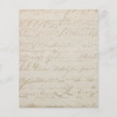 予算ヴィンテージバラフローラ夕べパーティー招待状 (裏面)