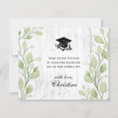 予算ヴィンテージピンクトラック卒業ありがとう (裏面)