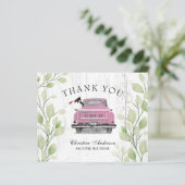 予算ヴィンテージピンクトラック卒業ありがとう (スタンド正面)