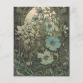 予算ヴィンテージフローラ結婚アールヌーボー (裏面)