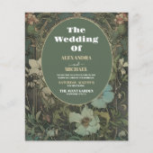 予算ヴィンテージフローラ結婚アールヌーボー (正面)