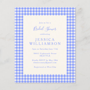 予算ヴィンテージペリウィンクルプレイドブライダルシャワー