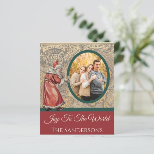 予算ヴィンテージマップ喜びを世界サンタクロースに (スタンド正面)