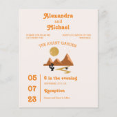 予算ヴィンテージミッドセンチュリー結婚砂漠 (正面)