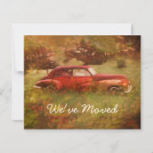 予算ヴィンテージレッドカーアンティーク素朴ニューホーム (正面)