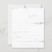 予算ヴィンテージレッドトラックメリークリスマスカード (裏面)