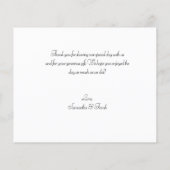 予算ヴィンテージ結婚写真 (裏面)