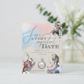 予算ヴィンテージAlice In Wonderland日付を保存 (スタンド正面)