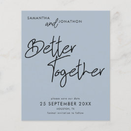 予算一緒に一緒にダスティブルー日付を保存