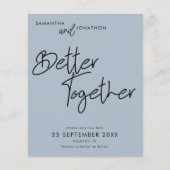 予算一緒に一緒にダスティブルー日付を保存 (正面)