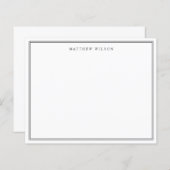 予算企業の二重縁どMensメートカード (正面/裏面)