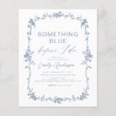 予算何か青いフランスのブライダルシャワー (正面)