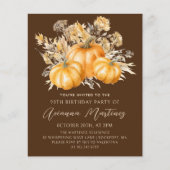 予算価格90誕生日ボホ素朴カボチャ (正面)