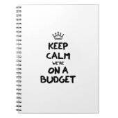 予算保を守る ノートブック (正面)
