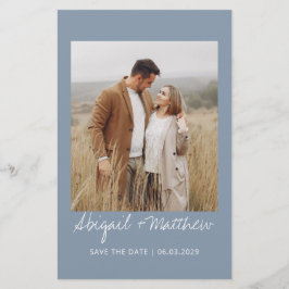 予算保存日付のモダン招待状