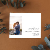 予算側V写真モダン保存日付 チラシ