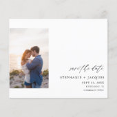 予算側V写真モダン保存日付 チラシ (正面)