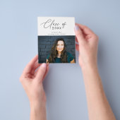 予算入り写真卒業カードチラシ チラシ (手)