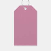 予算内でピンクのグリッターに溢れるウェディングを実現しよう ギフトタグ (裏面)