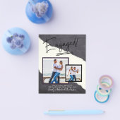 予算内でフォトエンゲージメント 招待発表 スクリプト チラシ (シングル)