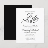 予算内で作るI DO BBQプロポーズパーティーの招待状 (正面/裏面)