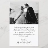 予算内で作れる フォトコラージュ スクリプト 結婚式 御礼 (裏面)