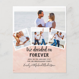 予算内で写真撮影　エンゲージメント　見積もり　ご招待　（色は問いません） チラシ