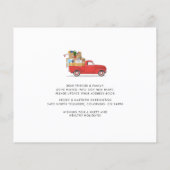 予算内で引越す 新しい休暇住所 赤いトラック チラシ (裏面)