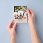 予算内で撮影 フォト ウェディング での 結婚式 招待のお知らせ チラシ (手)