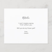 予算内で花嫁の小さい写真のプロポーズをしよう (裏面)