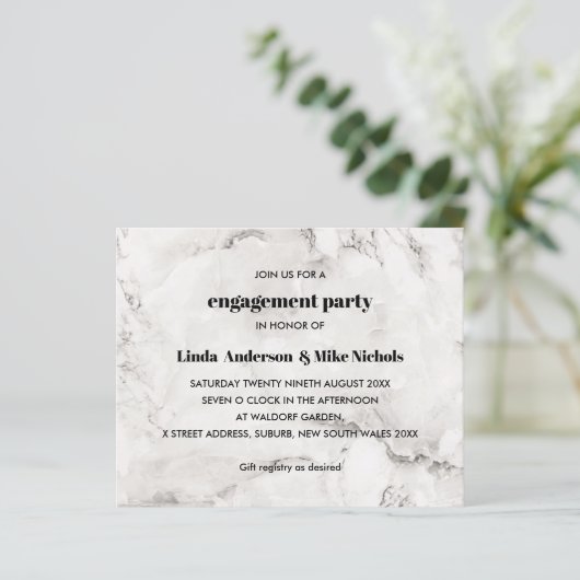 予算内で豪華な大理石の結婚式 (スタンド正面)