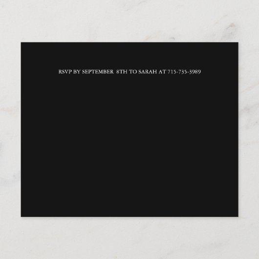 予算内で豪華な大理石の結婚式 (裏面)