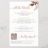 予算内で１度に全ての愛を込めたウェディング招待状 チラシ (裏面)